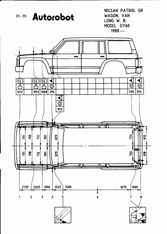 Nissan patrol y60 чертеж